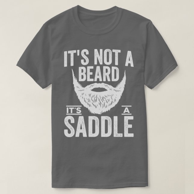 Sein Shirt ist kein Bart. (Design vorne)