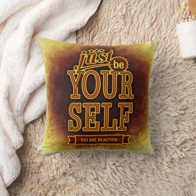 SEIN SIE SELBST MOTIVIEREND PILLOW KISSEN (Decke)