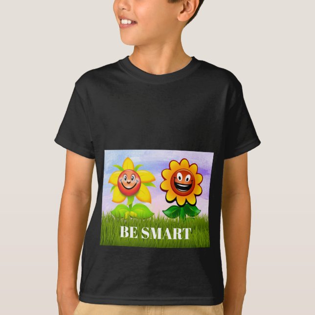 SEIN SMART BOY GARDEN BLUME SMILE T-Shirt (Vorderseite)