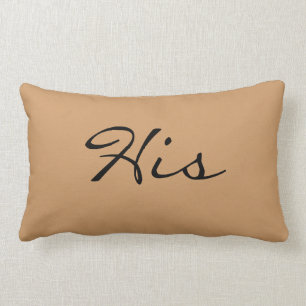 Sein u. ihrs Pillows "seins " Lendenkissen