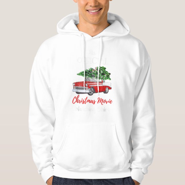Sein Weihnachtsfilm Watching Shirt, Match Hoodie (Vorderseite)