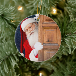 Sein Weihnachtsname Keramik Ornament