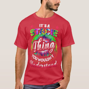Seine A STACIE-Sache Gefärbte Krawatte 60er 70er H T-Shirt