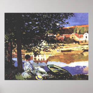 Seine am Bennecourt - Claude Monet - c1900 Poster