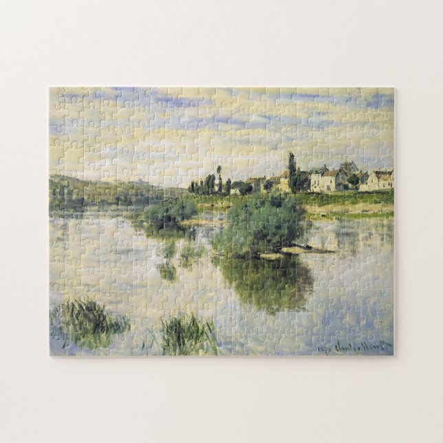 Seine am Lavacourt Monet Feine Kunst im Tessin (Horizontal)