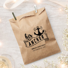Seine Anchorhochzeit Geschenktütchen