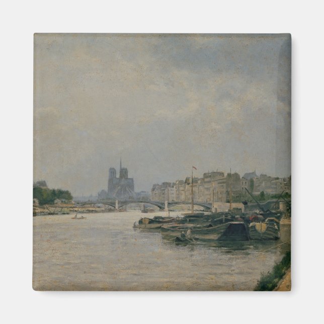 Seine aus dem Quai de la Rapee Magnet (Vorne)