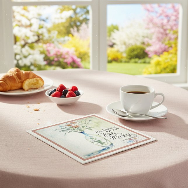 Seine Barmherzigkeit ist jeden Morgen neu Serviette (Von Creator hochgeladen)