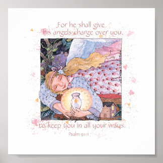 Seine Engel bezichtigen Poster