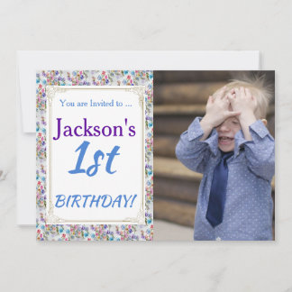 SEINE ERSTE GEBURTSTAGE EINLADUNG