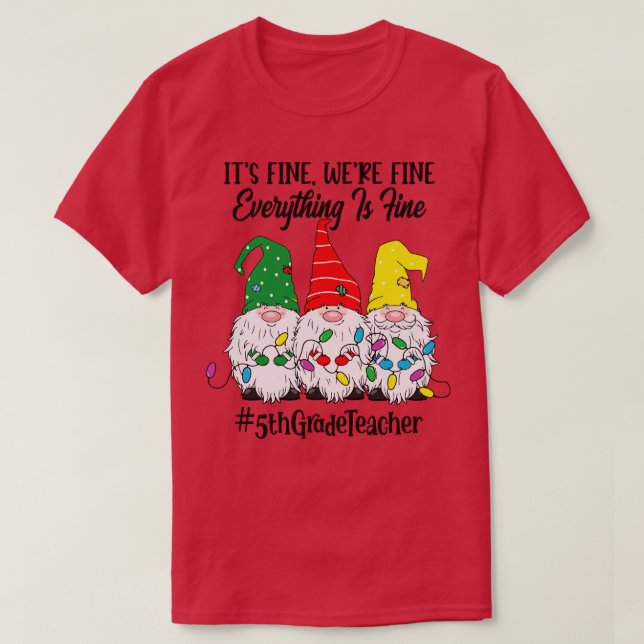 Seine feine Were Fine Alles ist fein 5. T-Shirt (Design vorne)