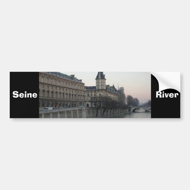 Seine-Fluss Autoaufkleber (Vorne)