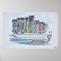Seine-Fluss | Ile Saint-Louis, Paris