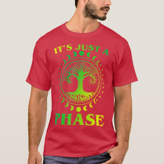 Seine gerade Phasen Moon Totalsolare Eclipse Astro T-Shirt