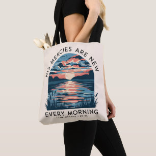 Seine Gnaden sind neu jeden Morgen Sonnenaufgang Tasche