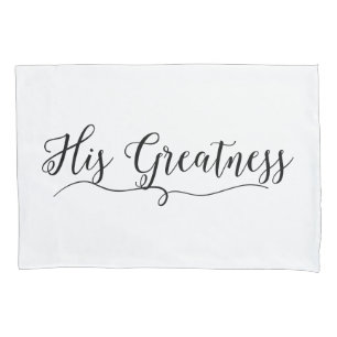 "Seine Großzügigkeit" Kissenbezug