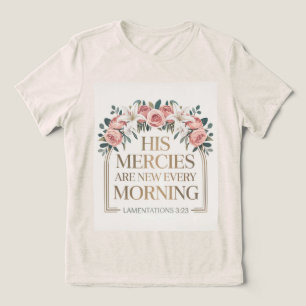 Seine Güte ist neu  Tri-Blend Shirt