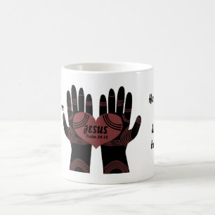 Seine Hände heilen Hände Tasse