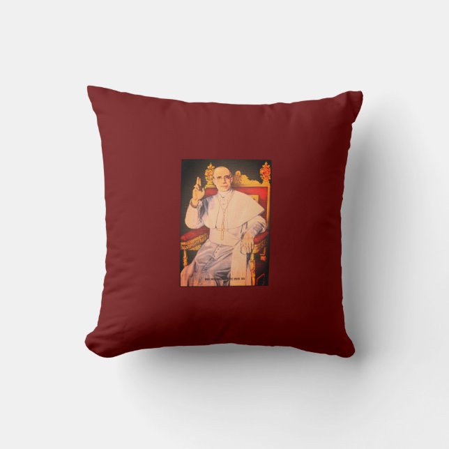 Seine Heiligkeit Papst Pius XII. - Katholische Kir Kissen (Vorderseite)