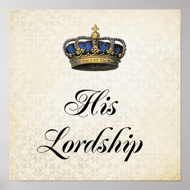 Seine Herrschaft Poster (Vorne)