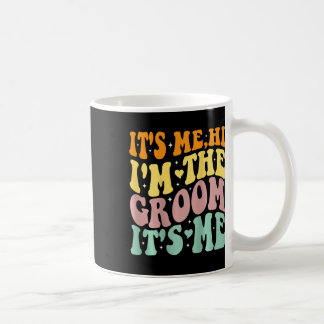 Seine ich Hallo im Bräutigam sein ich Retro Männer Kaffeetasse