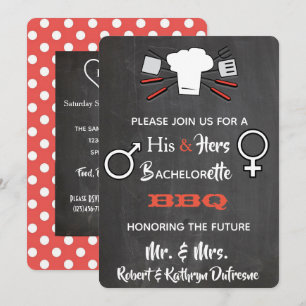 Seine & ihre Bachelor/Bachelorette GRILLEN Einladu Einladung