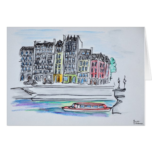 Seine| Ile Saint-Louis, Paris (Vorderseite (Horizontal))