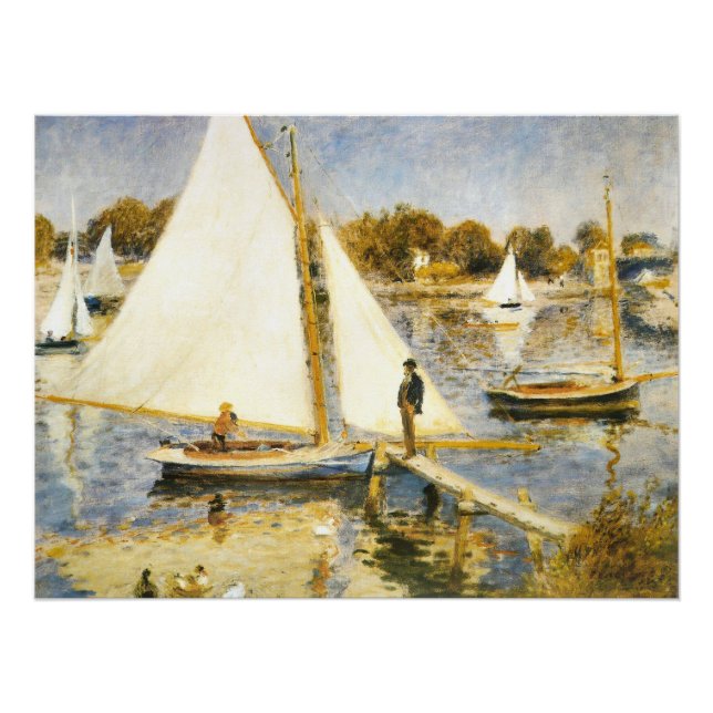 Seine in Argenteuil Auguste Renoir Poster (Vorderseite)