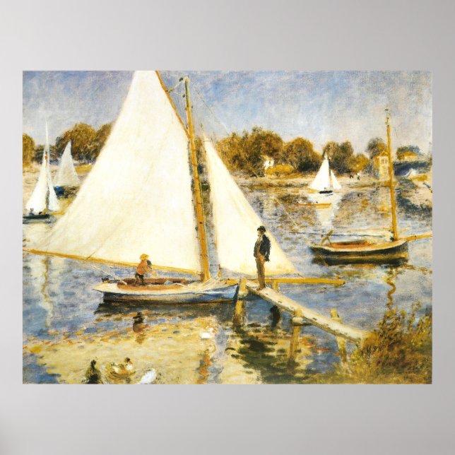 Seine in Argenteuil Auguste Renoir Poster (Vorne)