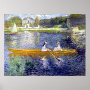 Seine in Asnieres (Skiff) Renoir Poster