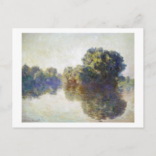 Seine in der Nähe von Giverny Claude Monet Postkarte