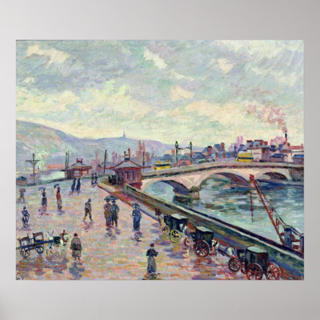Seine in Rouen Poster (Vorne)