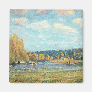 Seine in Saint-Cloud Alfred Sisley Magnet