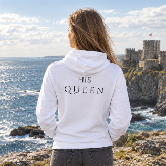 Seine Königin - Bella+Canvas Full-Zip Kapuzenpullo Hoodie