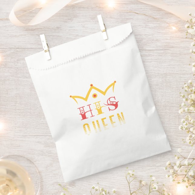 Seine Königin Geschenktütchen (Ausgeschnitten)