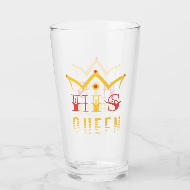 Seine Königin Glas (Vorderseite)