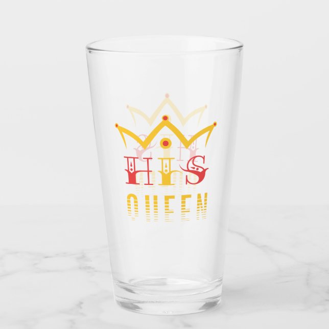 Seine Königin Glas (Vorderseite)