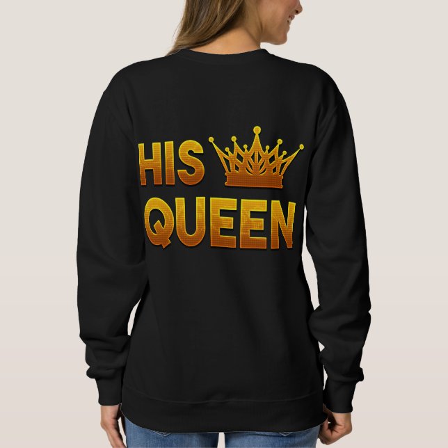 Seine Königin Sweatshirt (Rückseite)