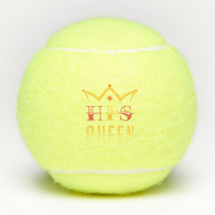 Seine Königin Tennisbälle