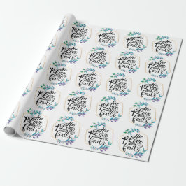 Seine Liebe Versage nie Geschenkpapier
