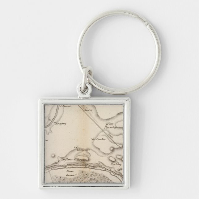 Seine, L'Oise Schlüsselanhänger (Vorne)