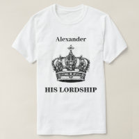 Seine Lordschaft Lustiger Humor Personalisiert