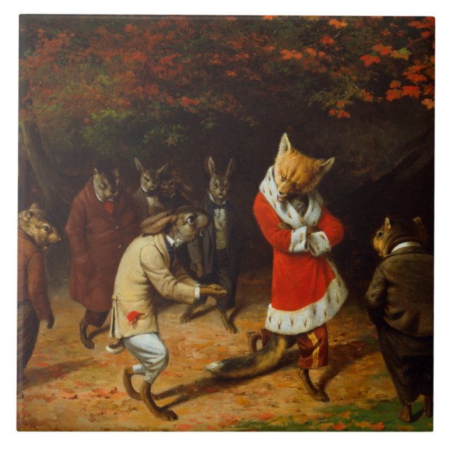 Seine Majestät erhält (von William Holbrook Beard) Fliese (Vorderseite)