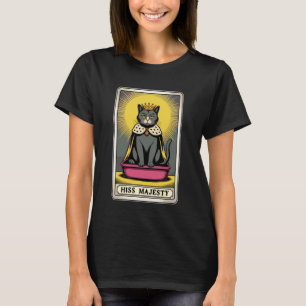 Seine Majestät Katze Tarot Karte Katzenklo Lustige T-Shirt