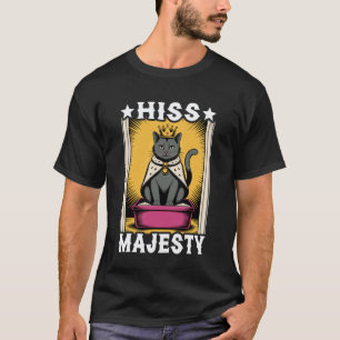 Seine Majestät Lustige Katzen-Toilette Niedliche K T-Shirt