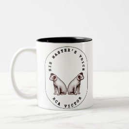 Seine Master-Stimme RCA Victor Zweifarbige Tasse