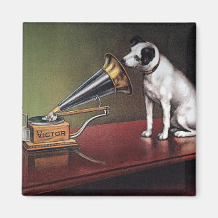 Seine Meisterstimme Vintag Magnet