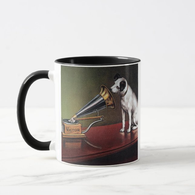 Seine Meisterstimme Vintag Tasse (Links)