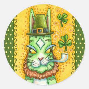 SEINE N' FITZ LEPRECHAUN, ST. TAGSLOSIGKEIT DER KA RUNDER AUFKLEBER