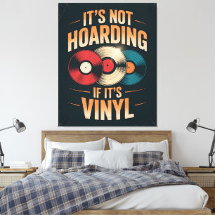 Seine Nicht-Hupe, wenn seine Vinyl Leinwanddruck
